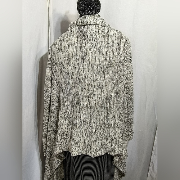 Roxy waterfall tunic beige tan brown black knit sweater size small - Picture 5 of 8